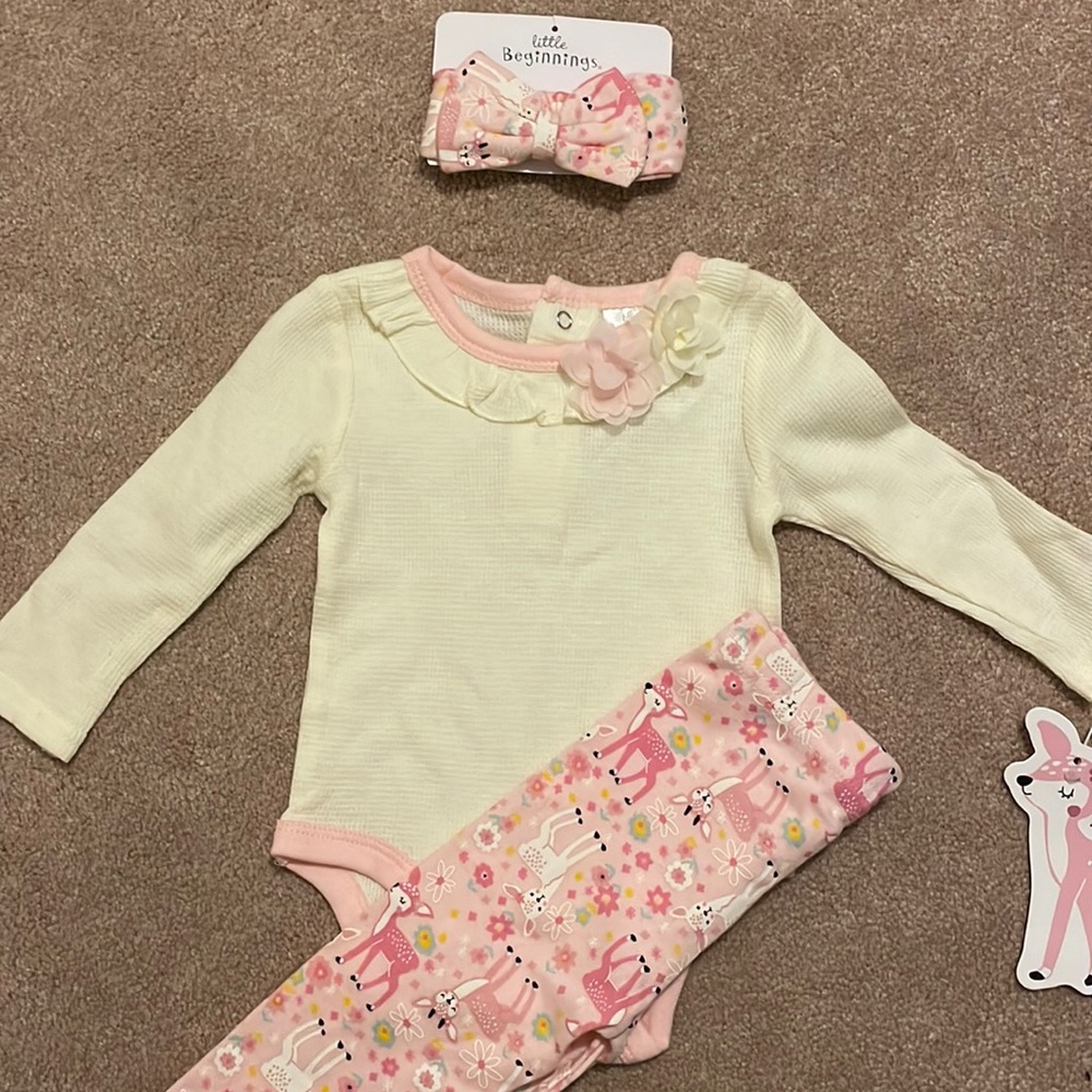 Baby Outfit - Deer Print